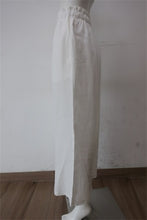 Load image into Gallery viewer, White linen pants
