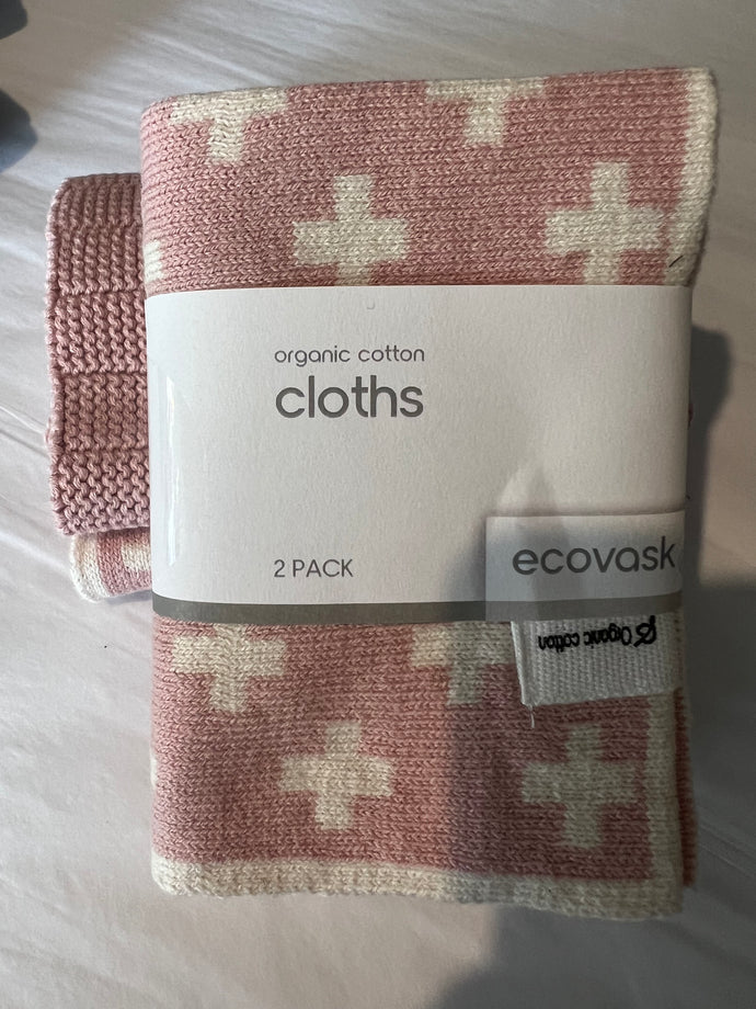 Organic cloth pink  - ecovask