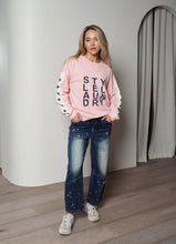 Load image into Gallery viewer, Barrel leg splatter jean
