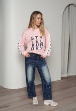 Load image into Gallery viewer, Barrel leg splatter jean
