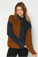 Load image into Gallery viewer, Digby jumper toffee/navy
