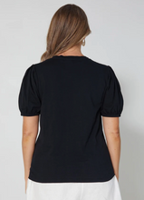Load image into Gallery viewer, Amalfi top black
