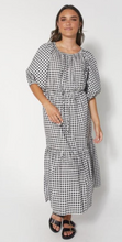 Load image into Gallery viewer, Annabelle dress black and white gingham
