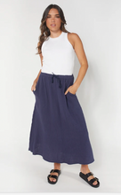 Load image into Gallery viewer, Jamila skirt naval blue
