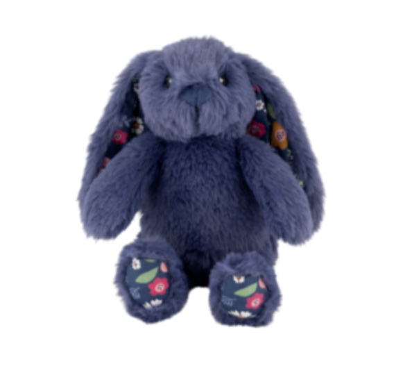 Littlefoot bunny floral saphire