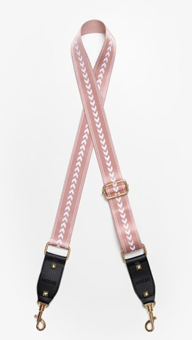 White V blush bag strap