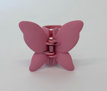 Butterfly claw clip pink