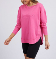 Simplified crew bright pink