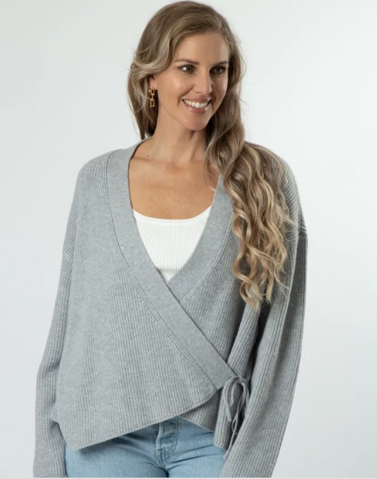 Elma cardi grey