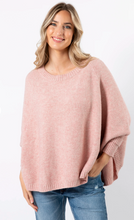 Load image into Gallery viewer, Blush poncho
