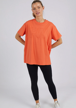 Load image into Gallery viewer, Embroidery tee orange
