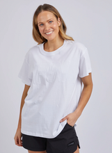 Load image into Gallery viewer, Embroidery tee white
