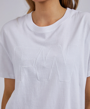 Load image into Gallery viewer, Embroidery tee white
