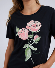 Load image into Gallery viewer, Bloom tee black
