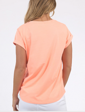 Load image into Gallery viewer, Signature tee neon peach
