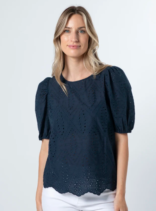 Minnie top navy