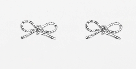 Stella Gemma silver rope bow NZ online fashion boutique