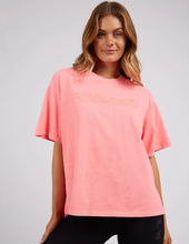 Load image into Gallery viewer, Simplified tee neon pink
