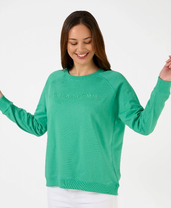 Classic sweater logo mint