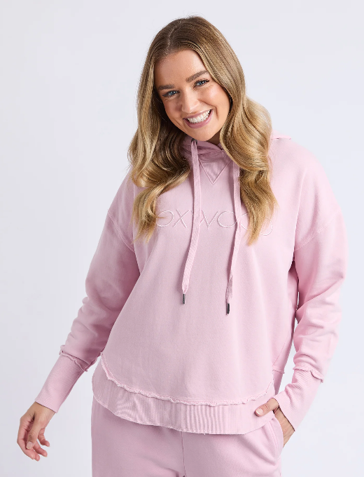Simplified hoodie blossom pink