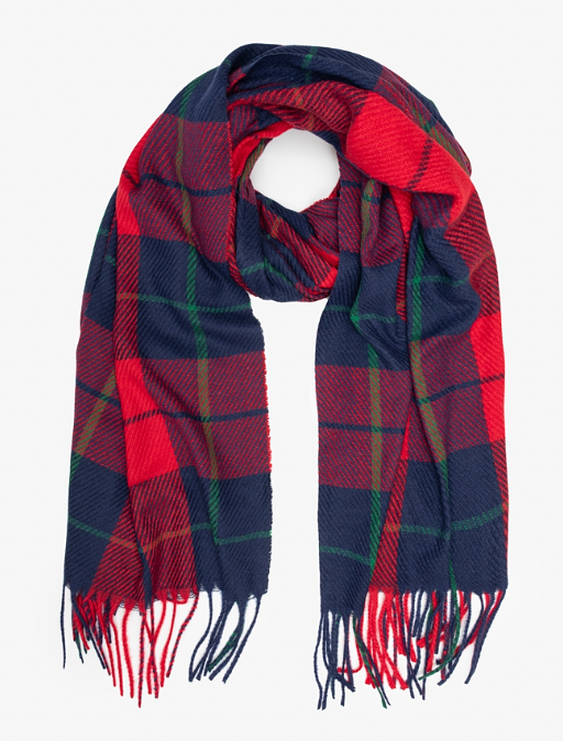 Wallace plaid scarf