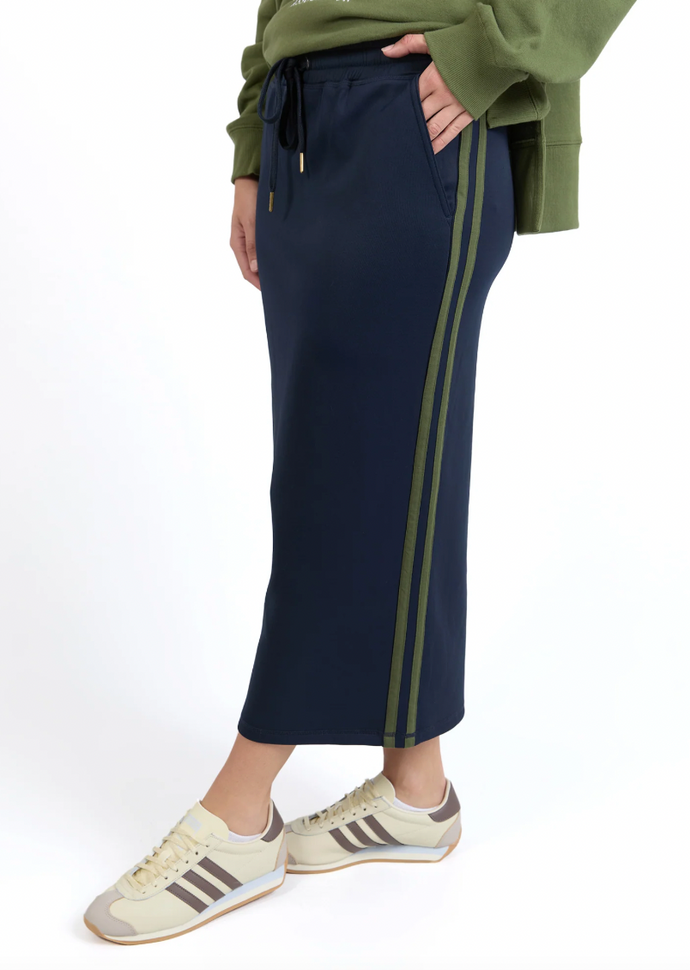 Juno skirt navy w green
