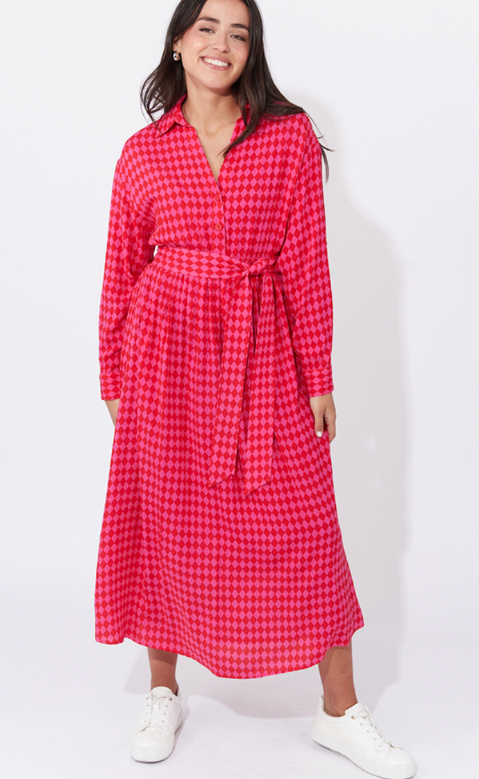 Casablanca dress chilli/pink