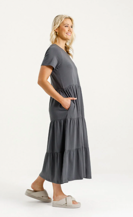 Kendall dress graphite