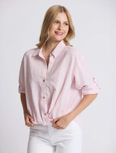 Load image into Gallery viewer, On repeat blouse rose stripe
