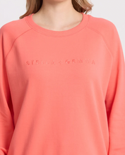 Load image into Gallery viewer, Classic sweater coral embroidered logo
