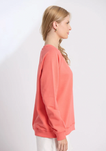 Load image into Gallery viewer, Classic sweater coral embroidered logo
