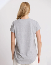 Load image into Gallery viewer, Soho cuff crew logo grey marle
