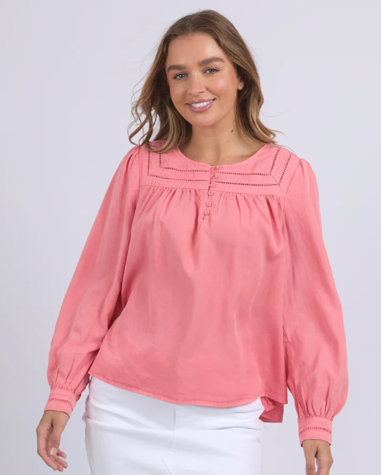 Luciana top rose