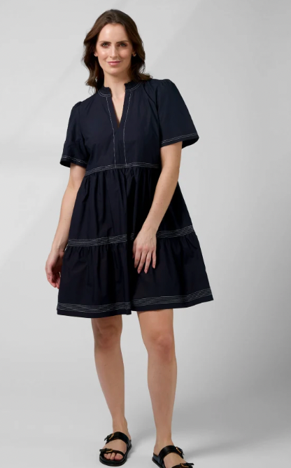 Willa dress navy