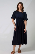 Load image into Gallery viewer, Sabrina dress navy
