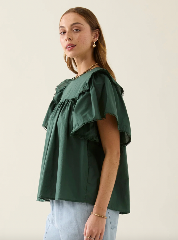 Aurora frill top myrtle