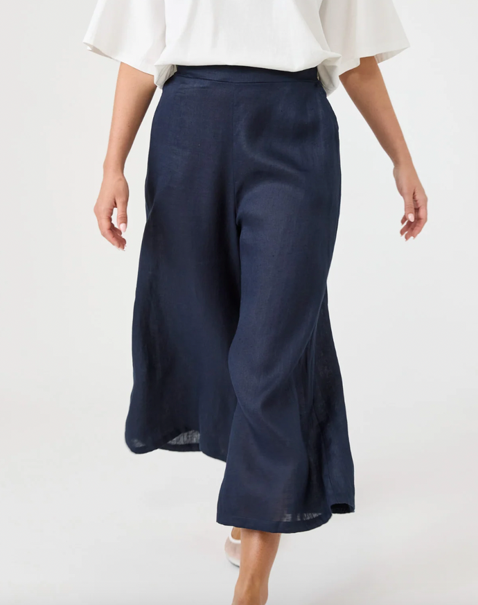 Studio crop pant - navy