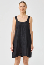 Load image into Gallery viewer, Studio short tank dress black
