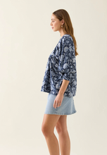 Load image into Gallery viewer, Wilma top navy
