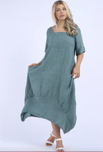 Load image into Gallery viewer, Ava dip dress sage

