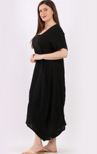 Load image into Gallery viewer, Ava dip dress black
