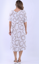 Load image into Gallery viewer, Sawyer linen back button dress
