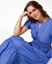 Load image into Gallery viewer, Vittoria dress aegan stripe
