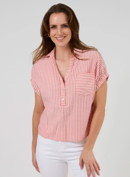 Gisele shirt raspberry