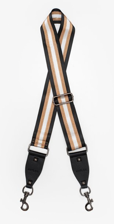 Antler Bag Strap - black and rose gold