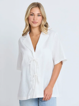 Load image into Gallery viewer, Solene shirt white
