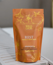 Load image into Gallery viewer, Wild emery natural bath salt 70g
