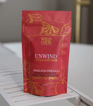Load image into Gallery viewer, Wild emery natural bath salt 70g
