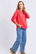 Simplified crew red metallic