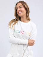 Simplified confetti crew white